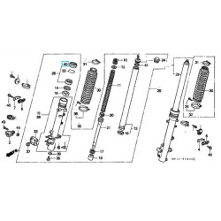 91254KA4831 Ξύστρα Εμπρός Ανάρτησης Honda XRV-750 Africa Twin XR-600 
