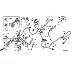 35012GFMB11  Switch Assy Combination & Lock Honda NHX-110 i Lead 