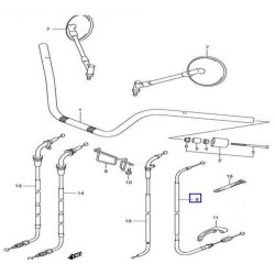 5820026F01  Clutch Cable Suzuki VL-125-250 Intruder 