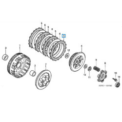 22201KPH900 Clutch Friction Disk Honda ANF-125 Innova