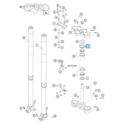 54601184000  O'Ring Λαιμού Τιμονιού Ανω KTM EXC-SX-LC 4-Adventure