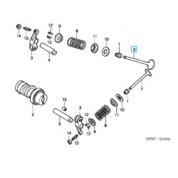 14711KPH900  Βαλβίδα Εισαγωγής Honda ANF-125 Innova