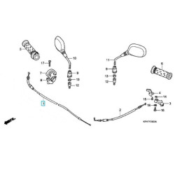 17910KPH900  Throttle Cable Honda ANF-125 Innova '03-'06
