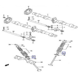 0928905011  Valve Seal Suzuki GSF-600-650 Bandit