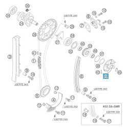 59035055144  Φτερωτή Αντλίας Νερού KTM EXC-SX 4T '99-'07