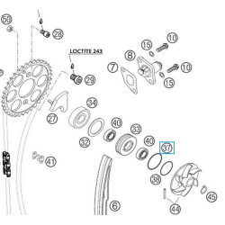 0770291016  O'Ring 29,10X1,60 KTM EXC-SX 4stroke '02-'07