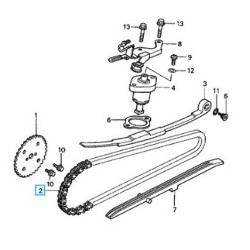 14401KCW851  Καδένα Εκκεντροφόρου Honda SH-125-150 '01-'02