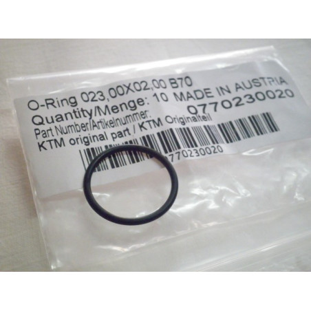 0770230020  O'ring 23,00x2,00 KTM EXC-SX 4stroke '99-'01