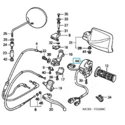 35200MCB770  Switch Assy. Winker Honda XL-650V Transalp '04-'07