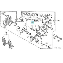 45620MBG026  Piston Set Second Master Cylinder Honda XL-1000V Varadero 