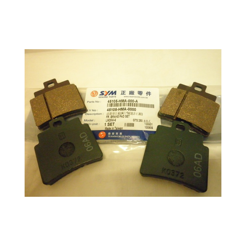45105HMA000A  Sym Front Brake Pads GTS-250