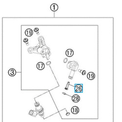 78141013190  Fuel Filter KTM EXC-F '12-'14 SX-F '11-'14