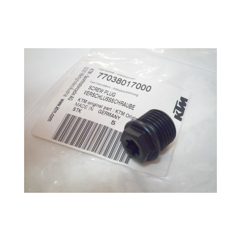 77038017000  Screw Plug KTM EXC EXC-F SX SX-F 4Stroke