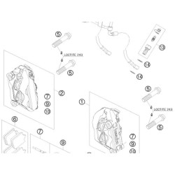 62513020000  Bleeder Hollow Screw KTM EXC '04-'14 SX '03-'14