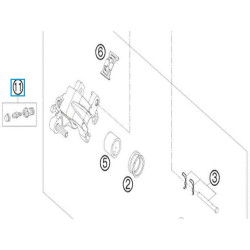 62513020000  Bleeder Hollow Screw KTM EXC '04-'14 SX '03-'14