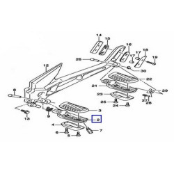 4352144G10  Μαρσπιέ Οδηγού Αριστερό Suzuki GSR-600 