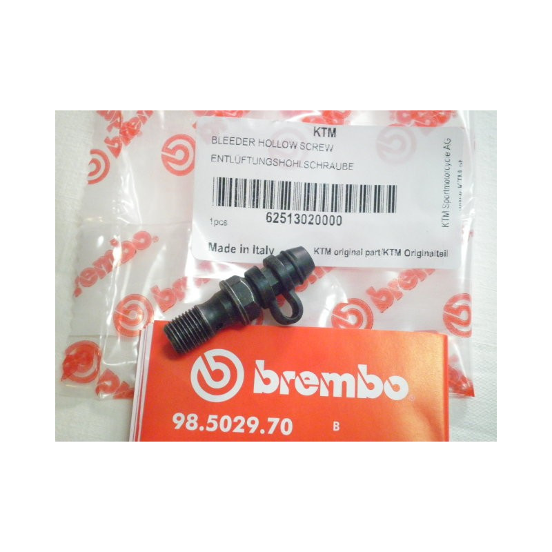 62513020000  Bleeder Hollow Screw KTM EXC '04-'14 SX '03-'14