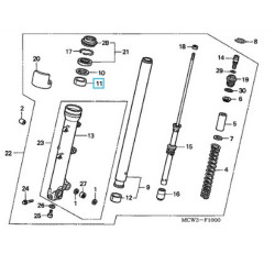 51414MCF003  Bush Guide Honda VFR-800 '02-'09 