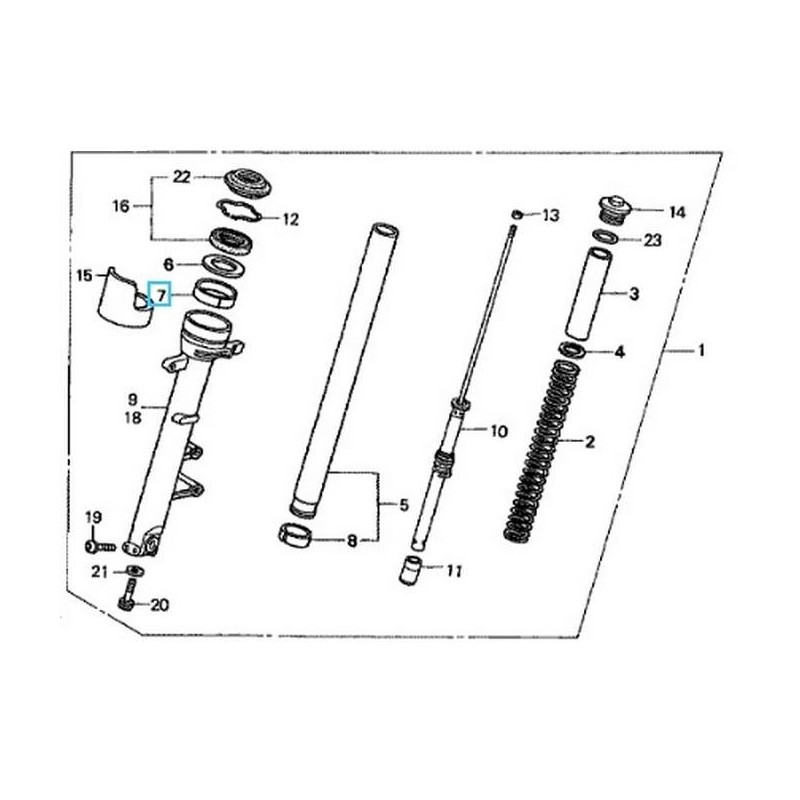 51414MAZ751  Bush Guide Honda CBR-600F '01-'04