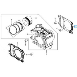 12191HLK000  Φλάντζα Βάσεως Κυλίνδρου Sym Joyride-200 EFI HD-200 EFI