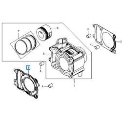 12251HLK000  Φλάντζα Εκρήξεως Sym Joyride-200 EFI HD-200 EFI