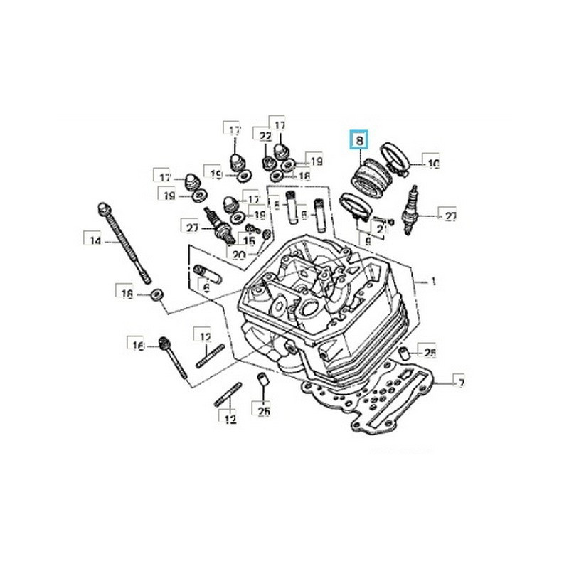16211MY1000  Εισαγωγή Καρμπυρατέρ Honda XRV-750 Africa Twin '93-'00 