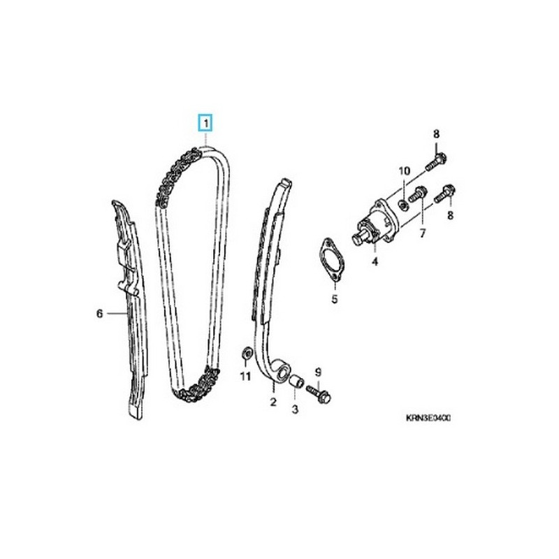 14401KRN671  Timing Chain Honda CRF-250R '04-'09