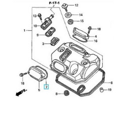 12392HC4005  O'ring Καπακιού Βαλβίδων Εξαγωγής Honda XL-650V Transalp