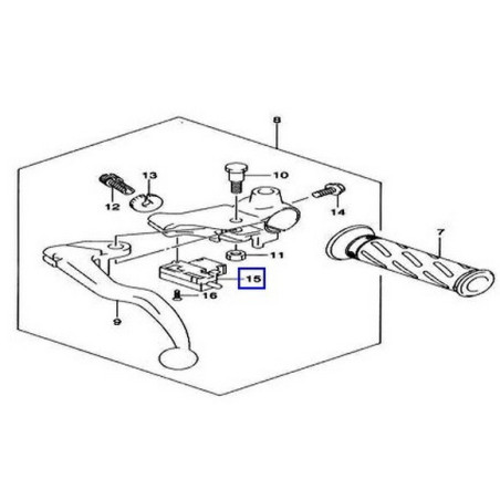 5756005A10  Switch Assy. Clutch Suzuki DL-650 V-Strom '10-'11