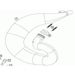 50305016000  Ten. Spring KTM EXC-SX-LC4-640