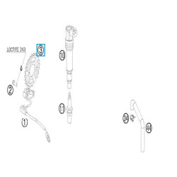 61039020000  Coil Sprocket 22Z KTM LC8 990 '05-'13