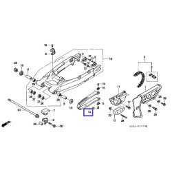 52170KZ1671  Slider Chain Honda XR-250 