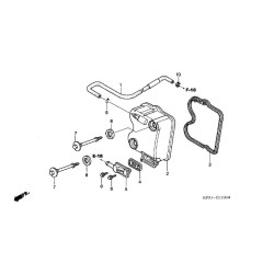 12391KGF910 Φλάντζα Κεφαλής Βαλβίδων Honda SH-150-125