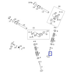 59036030000  Βαλβίδα Εισαγωγής KTM EXC-400-450-520-525