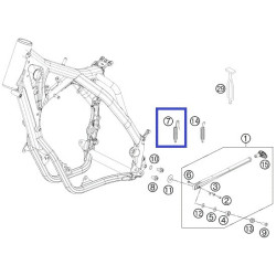 81203024000  Ελατήριο Πλάγιου Στάντ ΚΤΜ EXC '08-'14