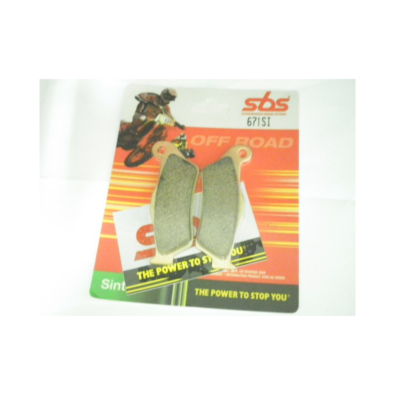 671 SI  SBS Front Brake Pads KTM EXC-SX-LC4 