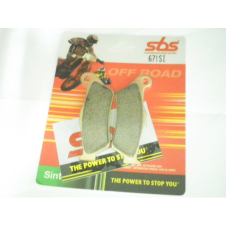 671 SI  SBS Front Brake Pads KTM EXC-SX-LC4 