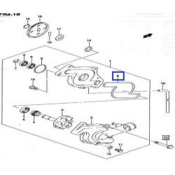 1741819F00  O'ring Καπακιού Αντλίας Νερού Suzuki DL-650 V-Strom