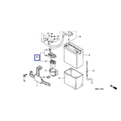 35851.MF5  Starter, Magnetic Honda XL-600V-400V Transalp