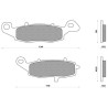 705HF  SBS Front Brake Pads Suzuki DL-650 V-Strom