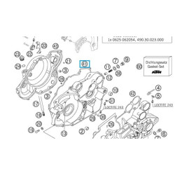 19.G6520  PROX Clutch Cover Gasket KTM EXC-SX 4stroke '00-'07