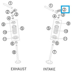 77036060100  Κοκοράκι KTM EXC-F 250 '09-'13 SX-F 250 '09-'12