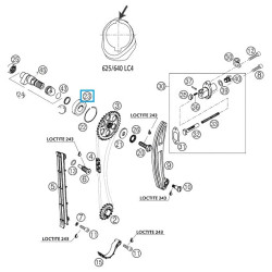 0625060040  Grooved Ball Bearing KTM LC4-640
